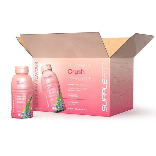 INTA001 - 12 MYVERA CRUSH Collagen + Complément alimentaire en bouteille unidose