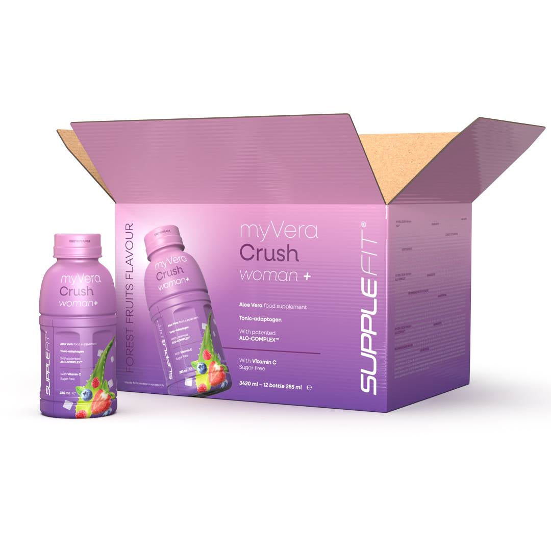 INTA004 - 12 MYVERA CRUSH Woman + Complément alimentaire en bouteille unidose