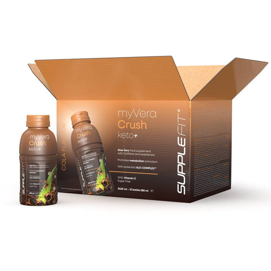 INTA005 - 12 MYVERA CRUSH Keto + Complément alimentaire avec caféine et édulcorants