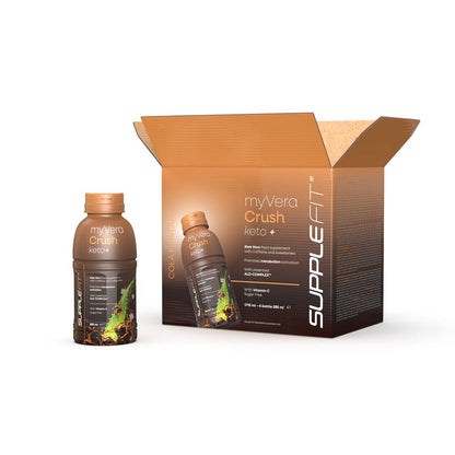 INTA005 - 12 MYVERA CRUSH Keto + Complément alimentaire avec caféine et édulcorants