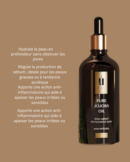 HUILE VEGETALE DE JOJOBA 100% NATURELLE
