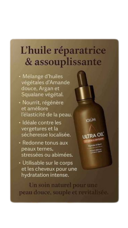 LO008 - HUILE VEGETALE A ACTION ASSOUPLISSANTE ET REGENERATRICE